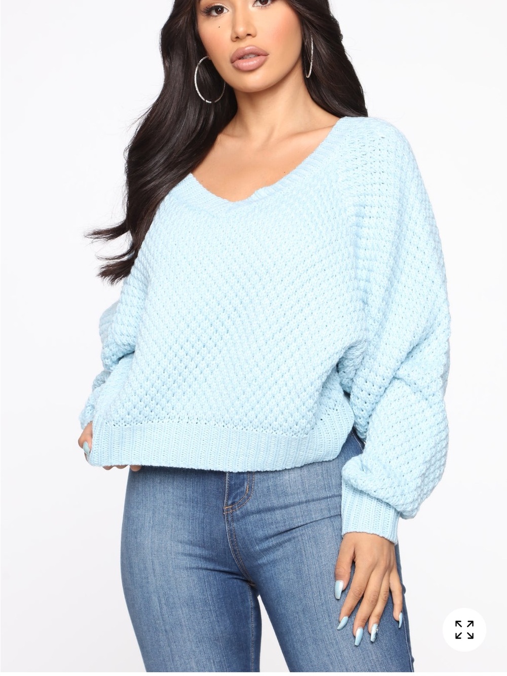 Blue sweater